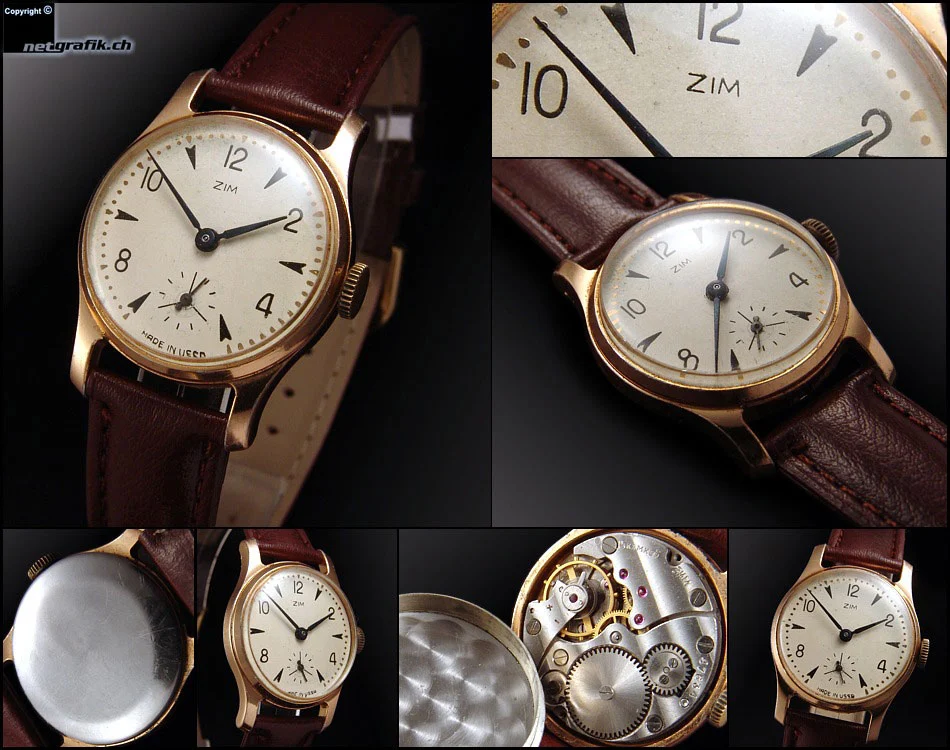 ZIM-1 Vintage soviet watch ZIM 5