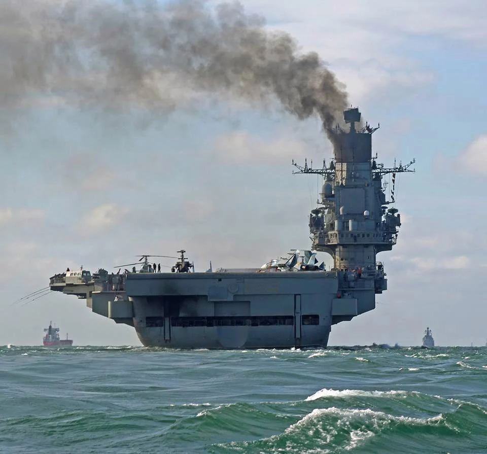 Russian aircraft carrier Admiral Kuznetsov