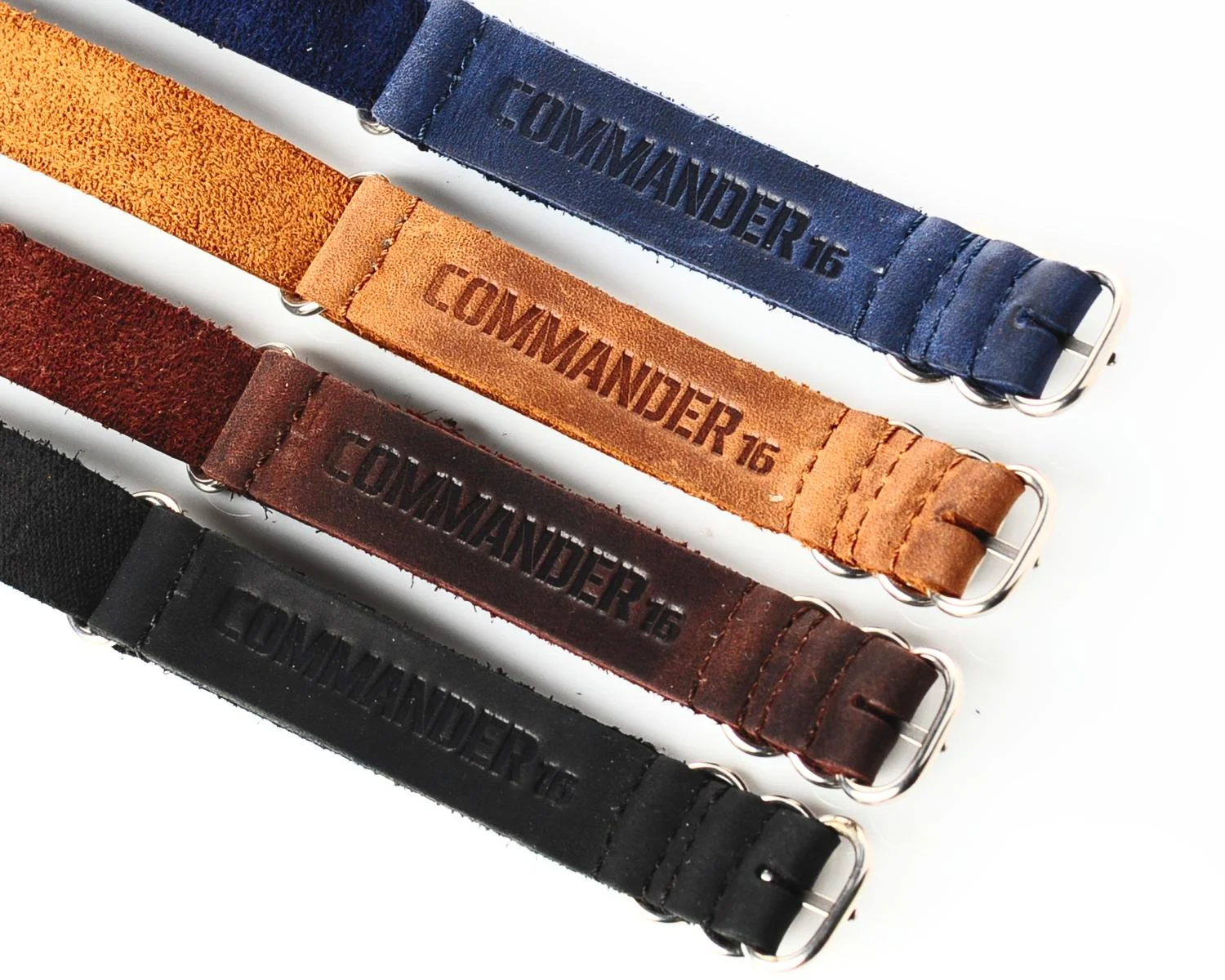 NATO Commander leather straps 16mm-SCS_5436