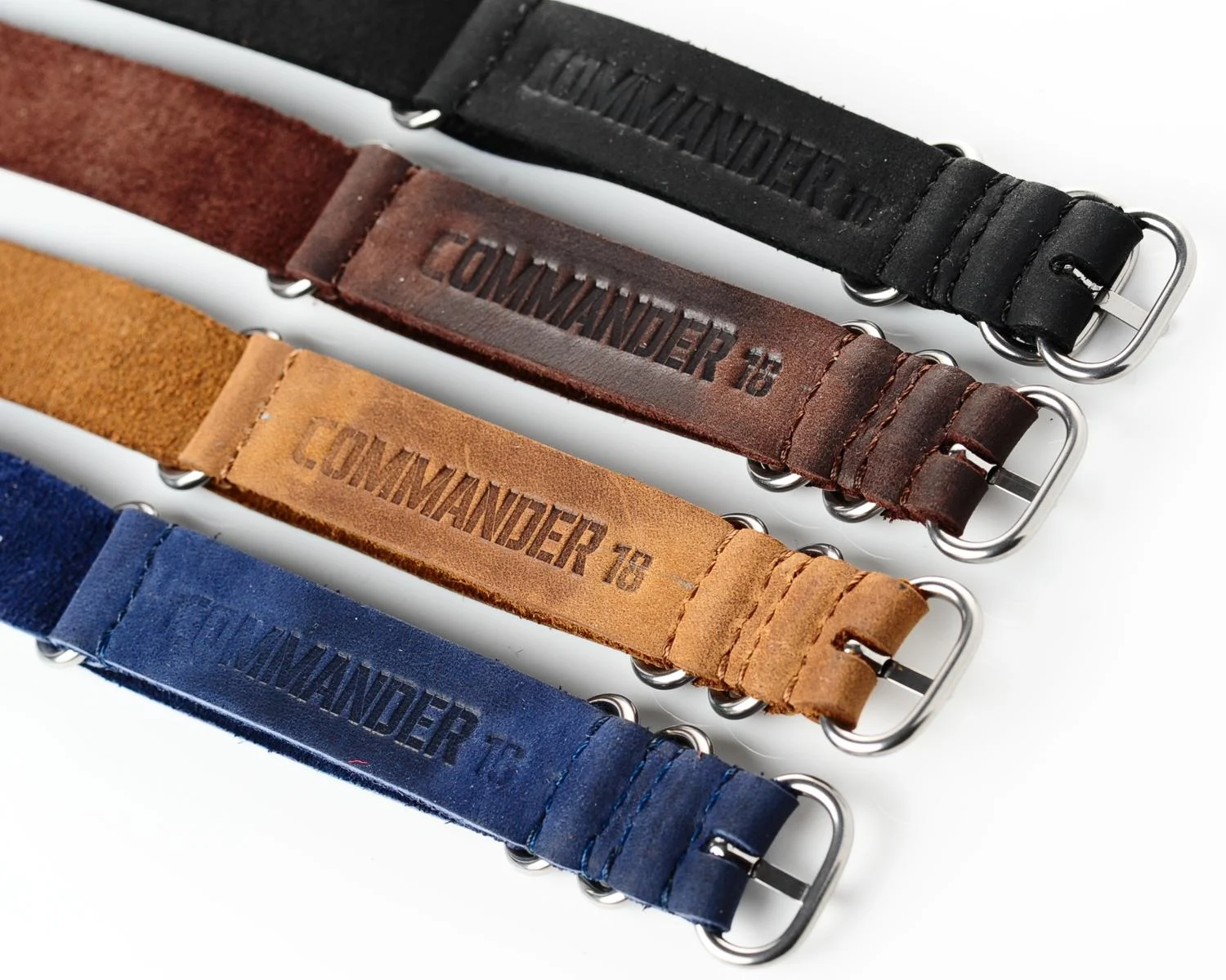 NATO Commander leather straps 18mm-SCS_5431