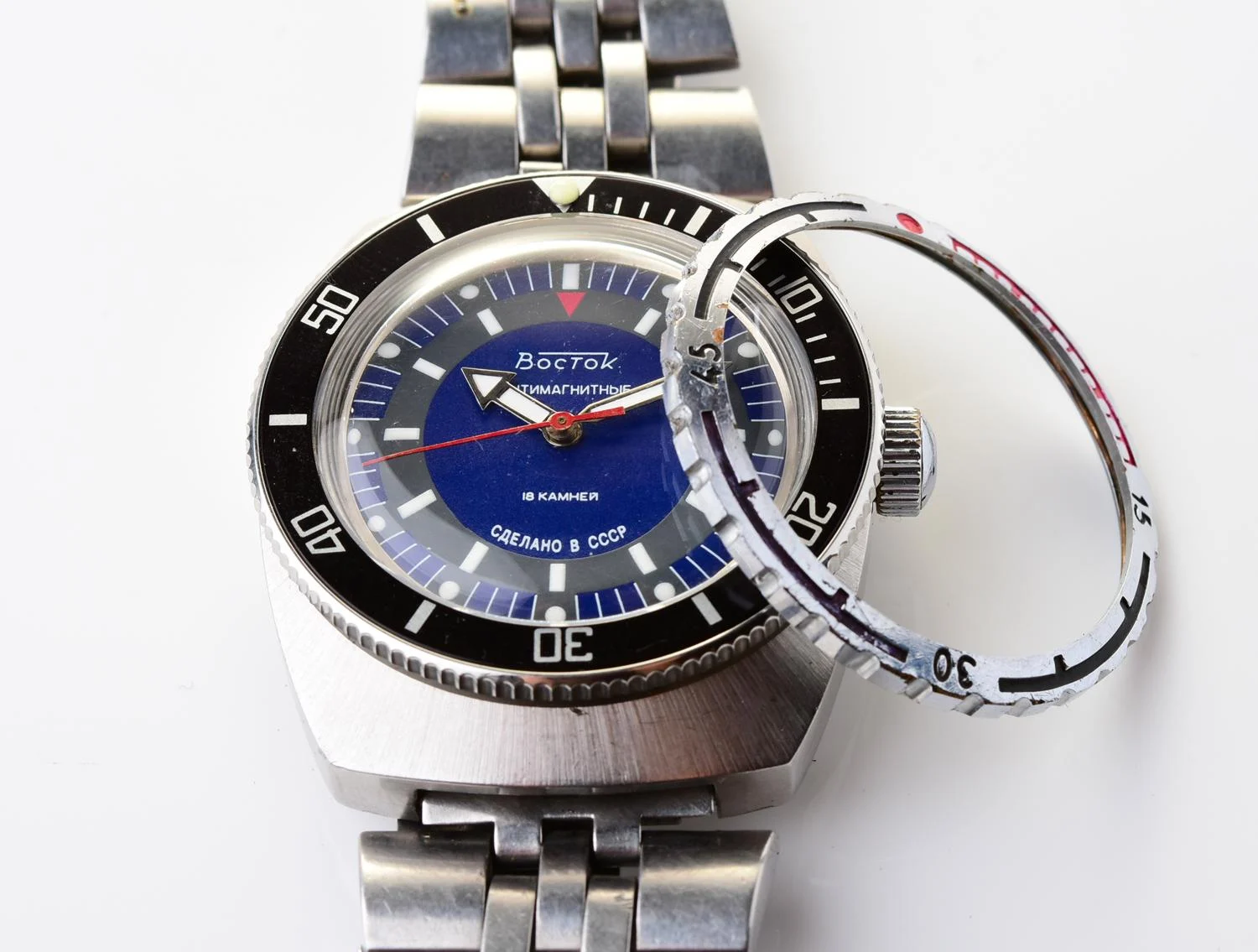 watch Amphibia black no digits dial 3059-YAN_0422