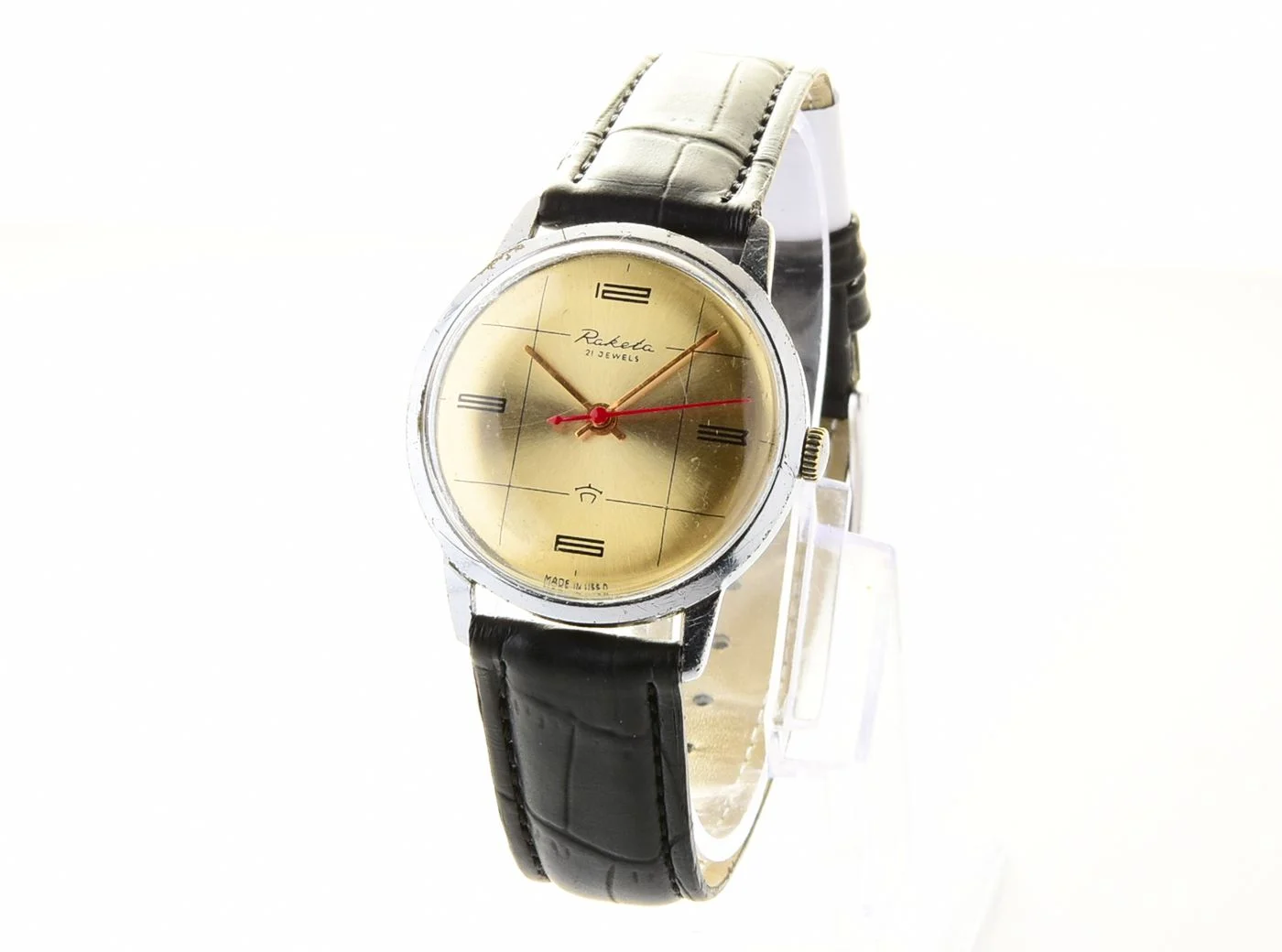 Vintage mechanical Raketa watch