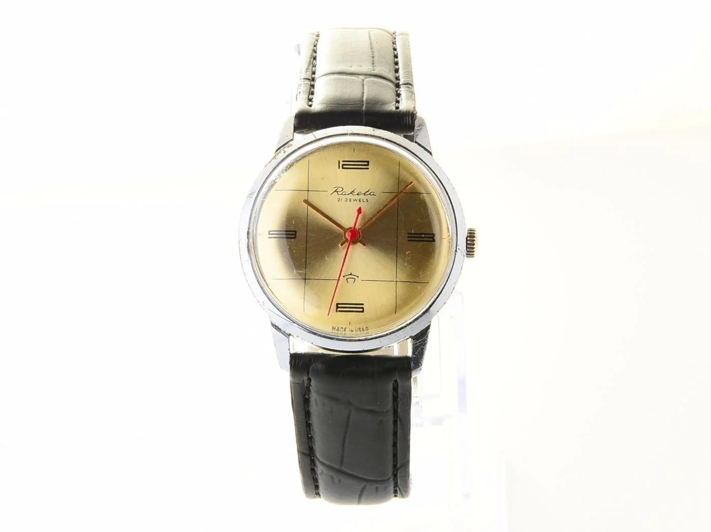 Vintage mechanical Raketa watch