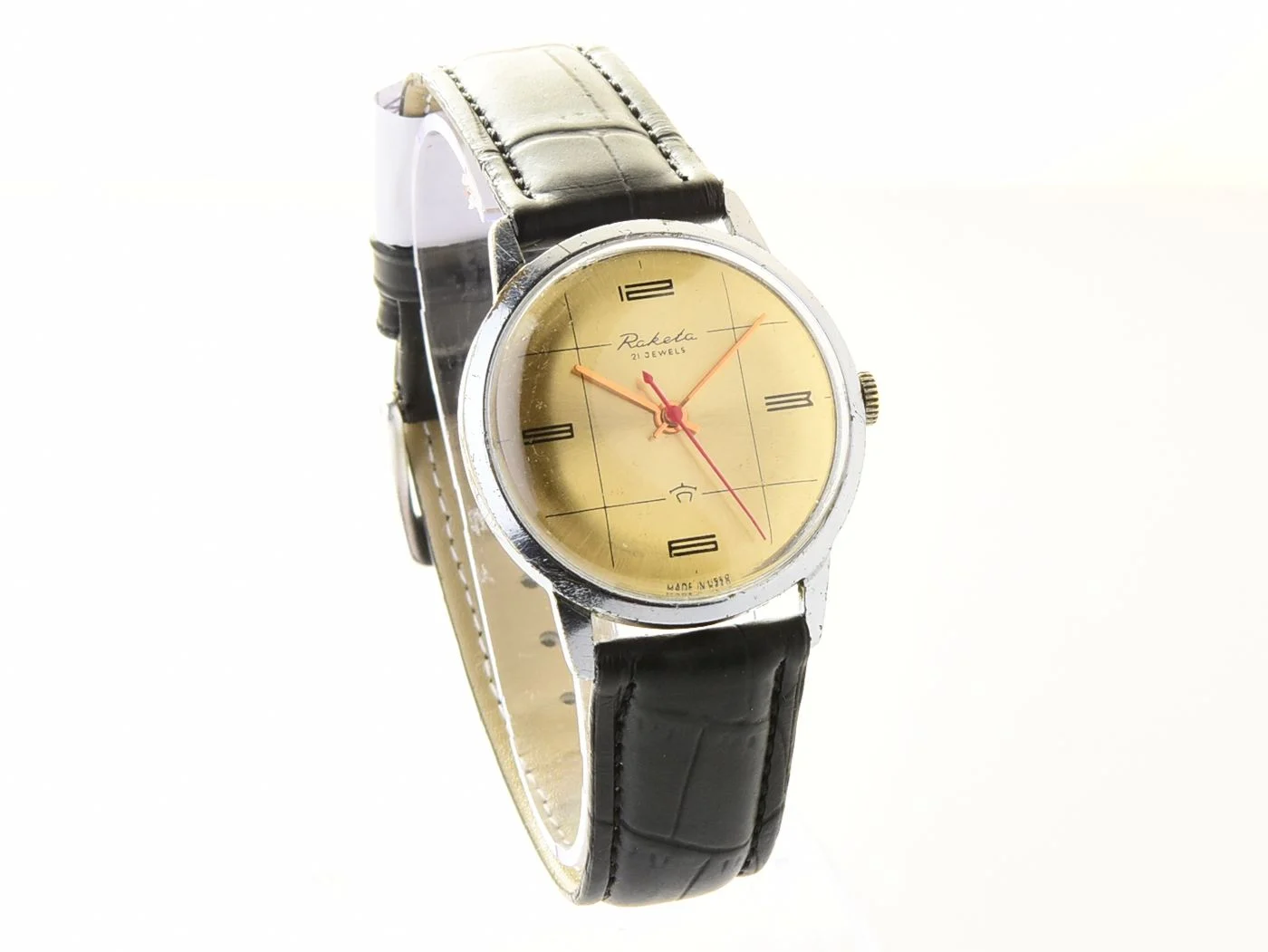 Vintage mechanical Raketa watch