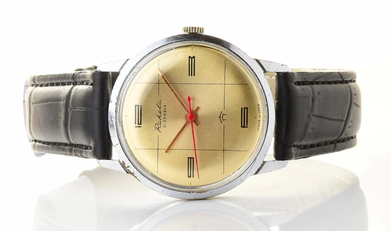 Vintage mechanical Raketa watch