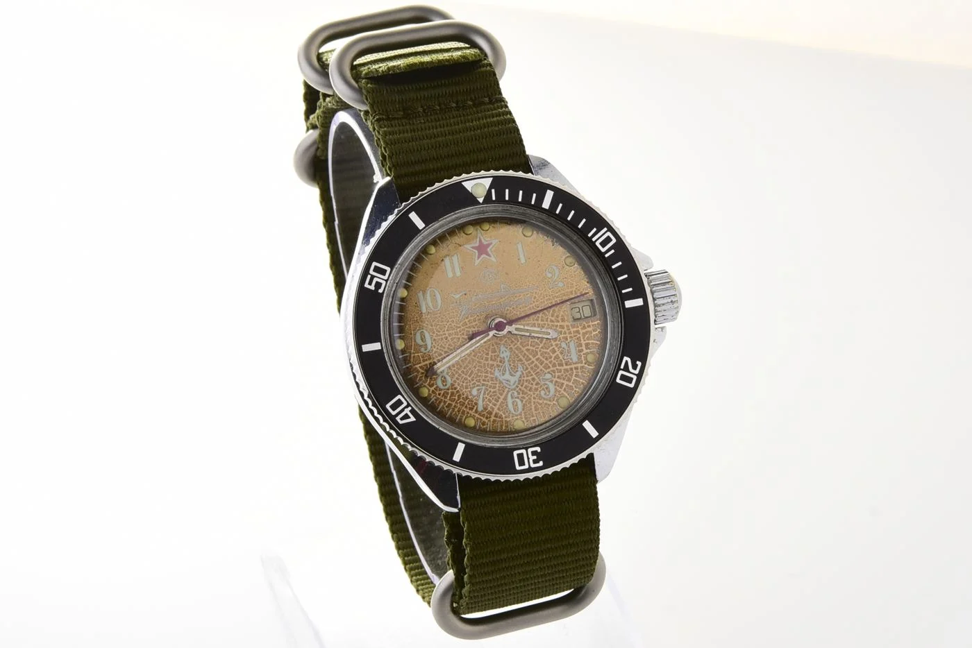 Komandirskie Soviet mechanical wrist watch