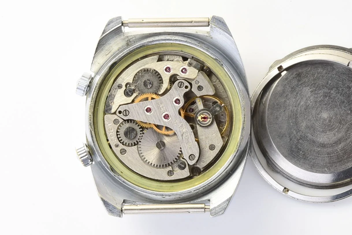Poljot mechanical watch with alarm clock + NATO nylon strap!