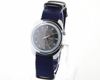 Poljot mechanical watch with alarm clock + NATO nylon strap!