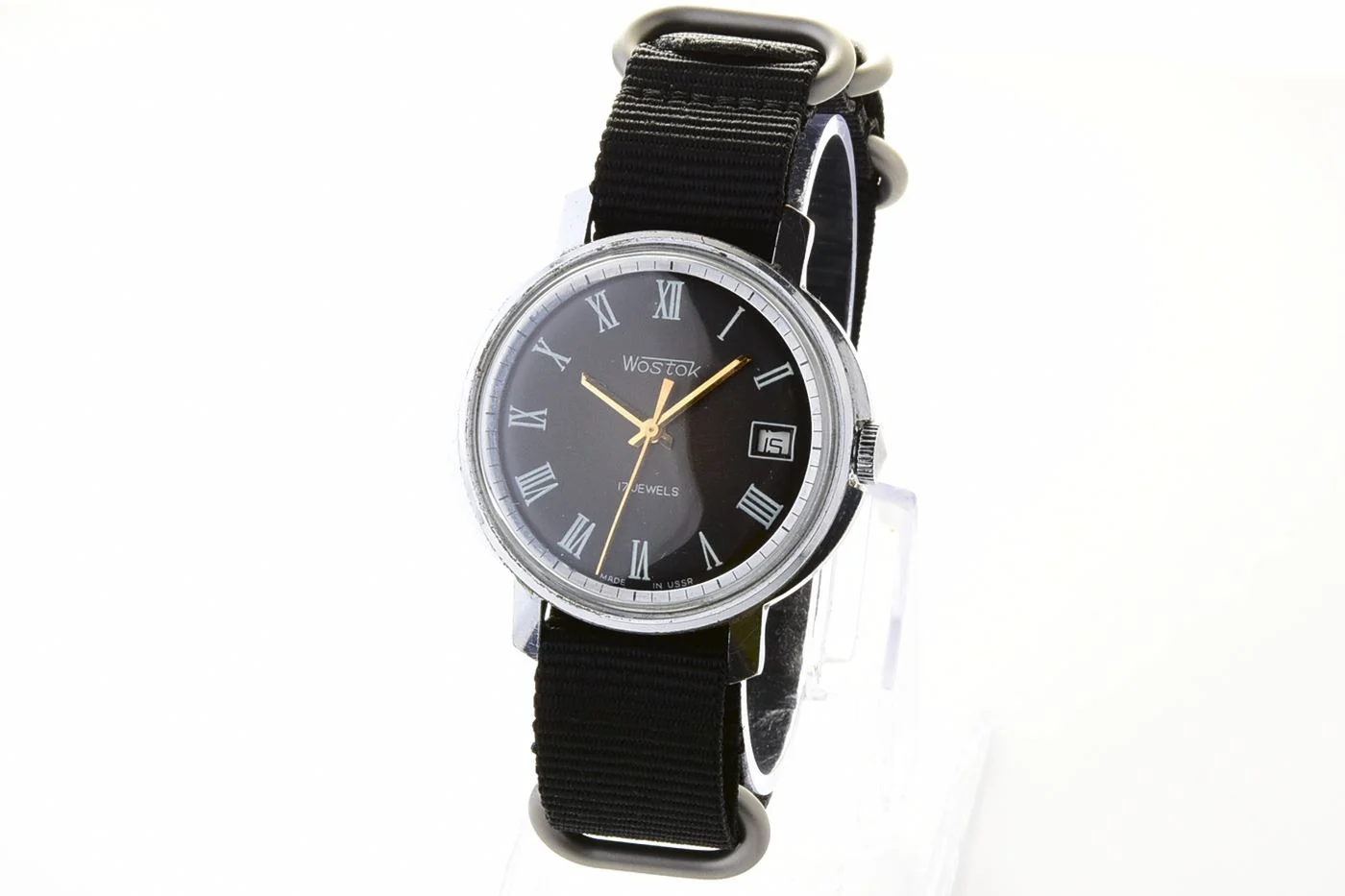 Soviet Vostok mechanical wristwatch - with anniversary back!