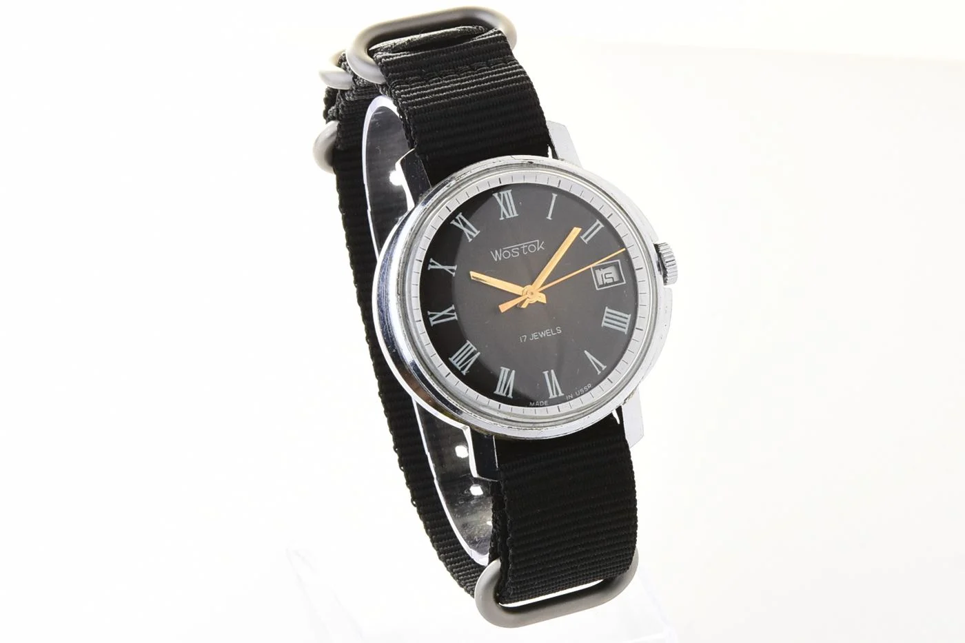 Soviet Vostok mechanical wristwatch - with anniversary back!