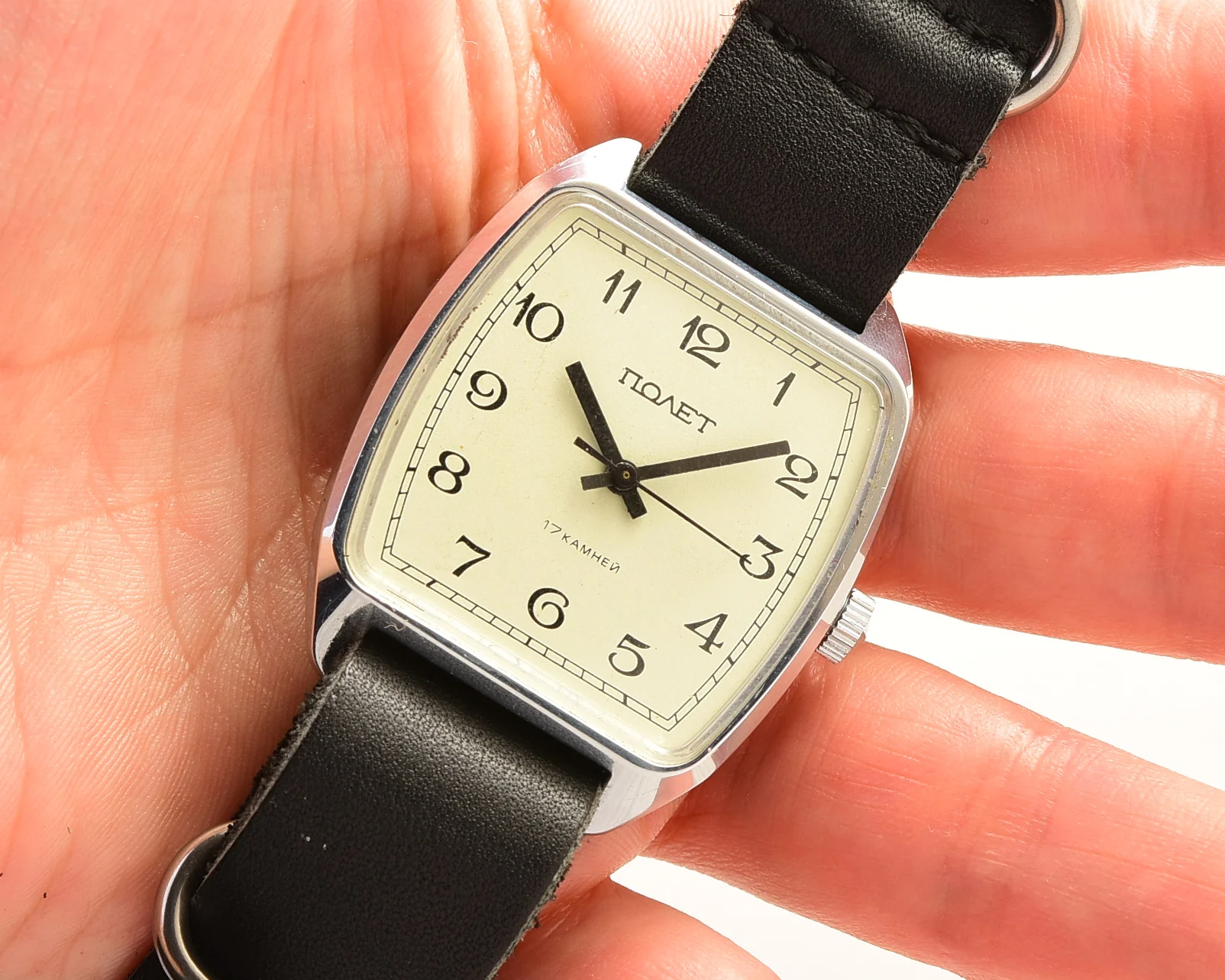 Soviet Poljot mechanical wrist watch