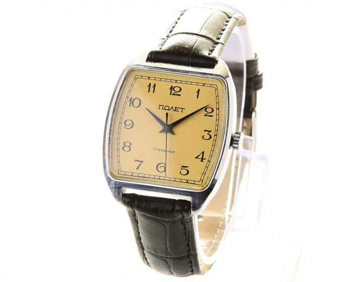 Soviet POLJOT mechanical wrist watch