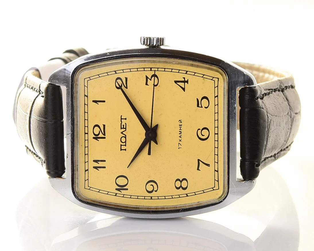 Soviet Poljot mechanical wrist watch
