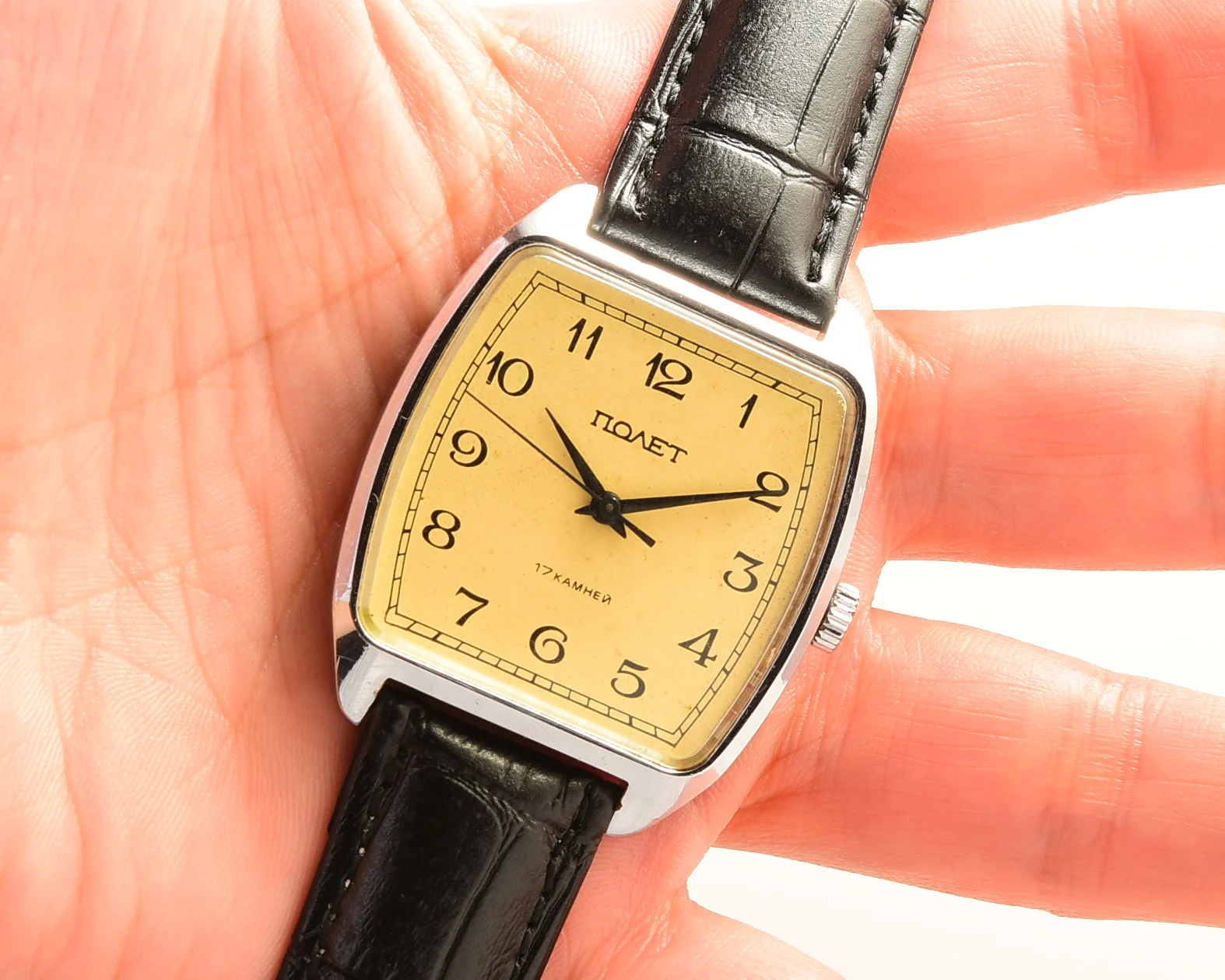 Soviet Poljot mechanical wrist watch