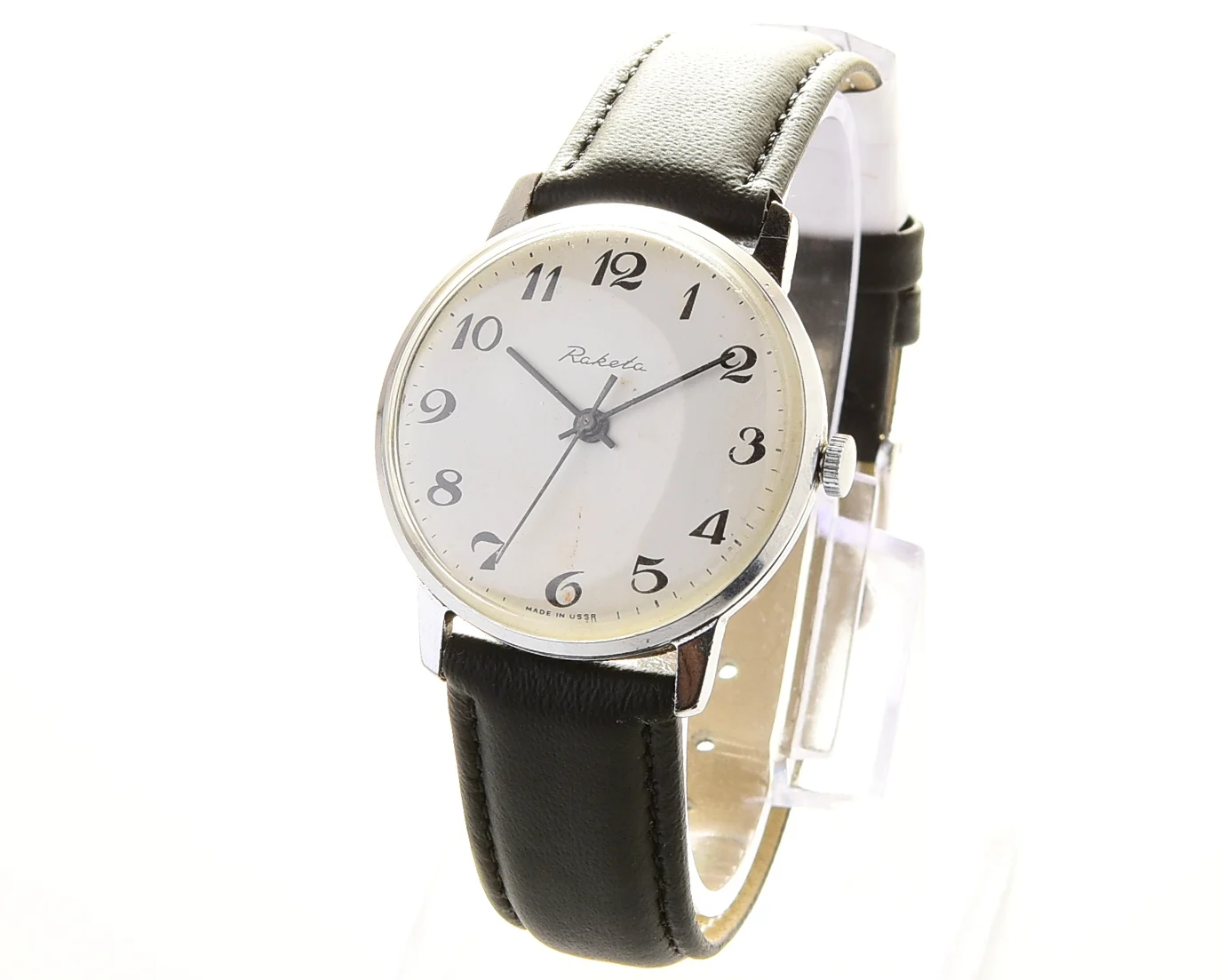Soviet Raketa elegant vintage wristwatch
