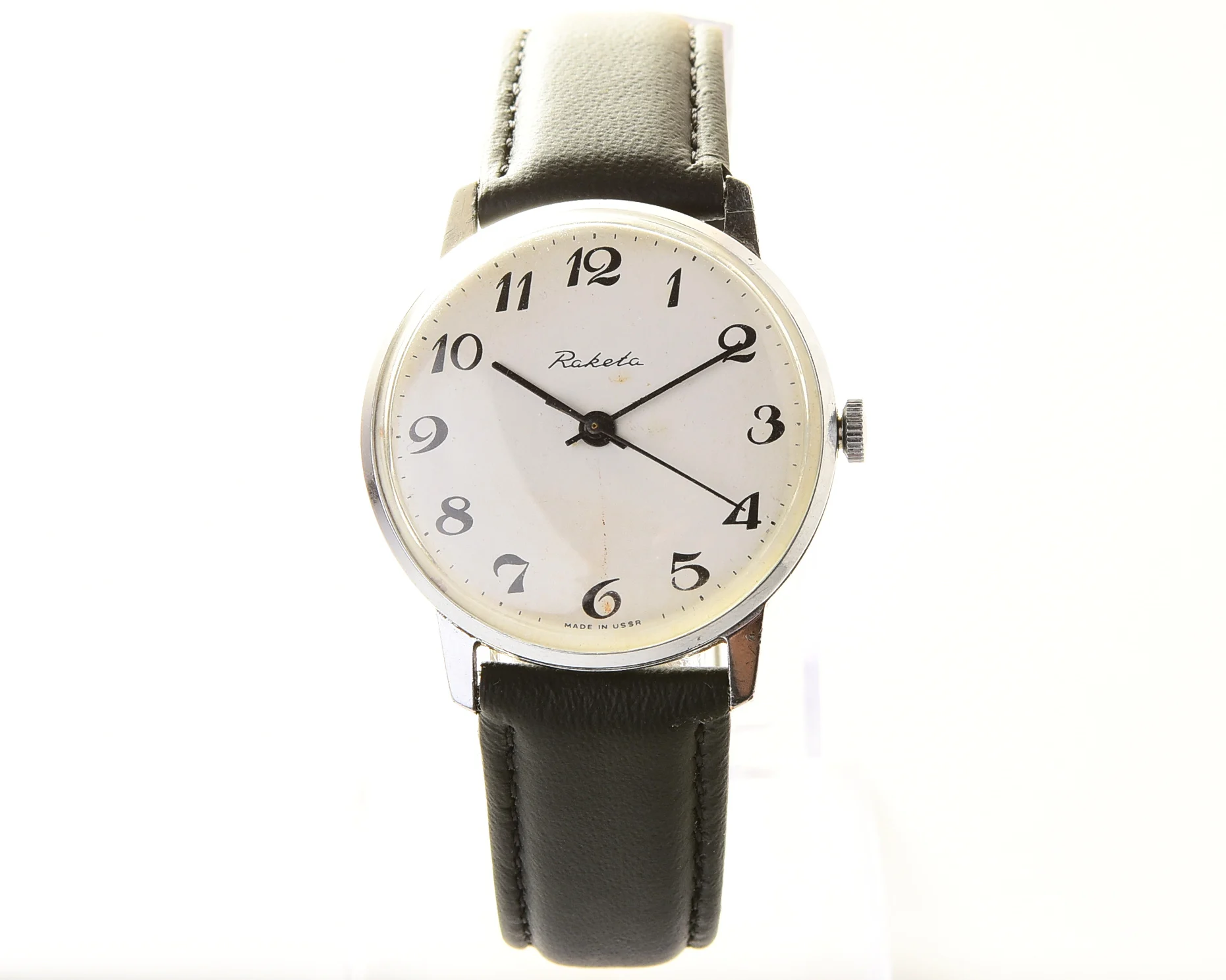 Soviet Raketa elegant vintage wristwatch