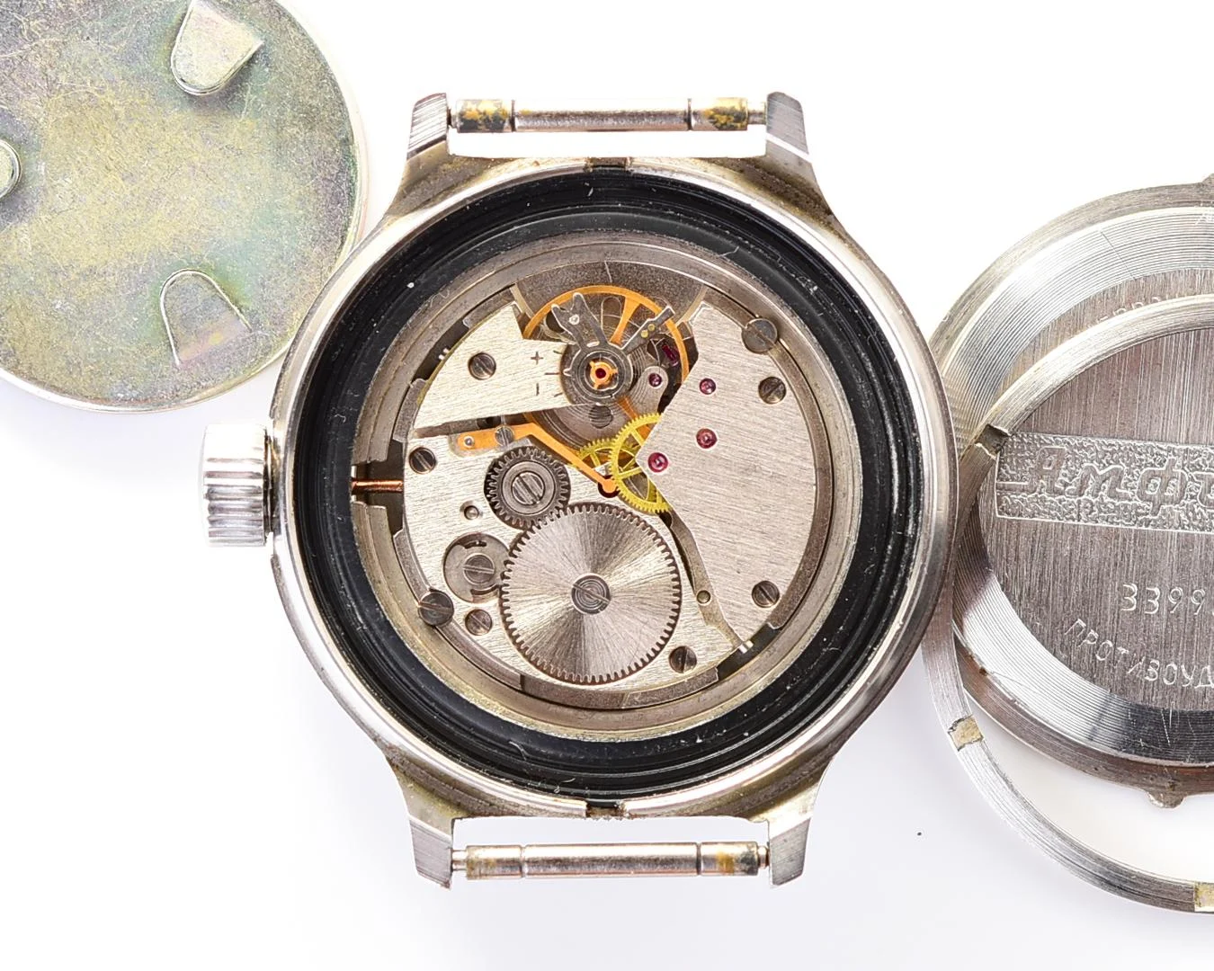 Vostok Amphibia mechanical watch + genuine leather NATO strap!