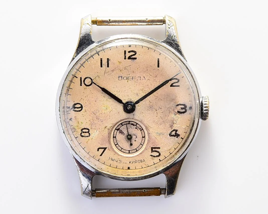 Vintage mechanical watch Pobeda, 1st quarter 1953