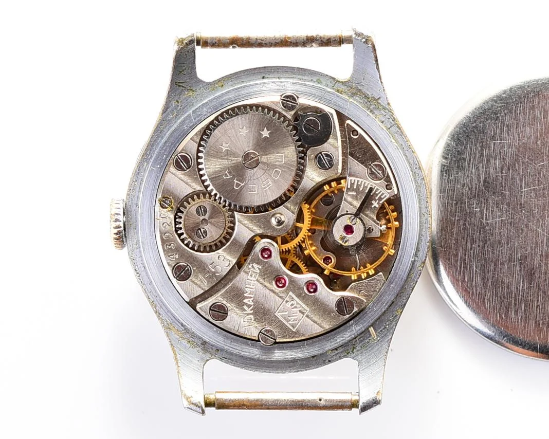 Vintage mechanical watch Pobeda, 1st quarter 1953