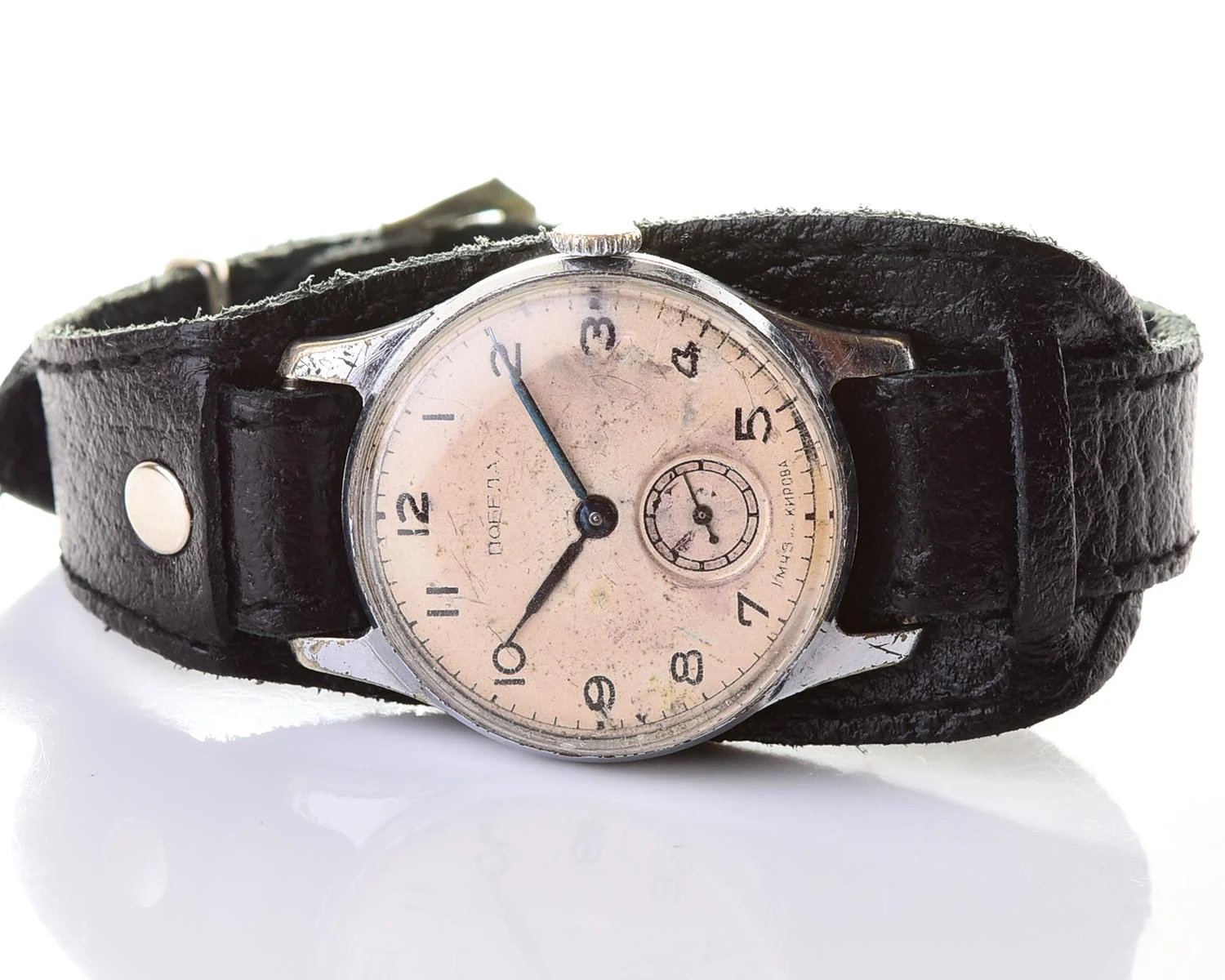 Vintage mechanical watch Pobeda, 1st quarter 1953