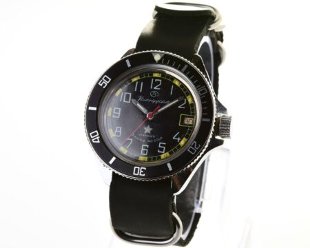 Vostok Komandirskie limited series watch - "Zakaz MO CCCP" with black bezel!