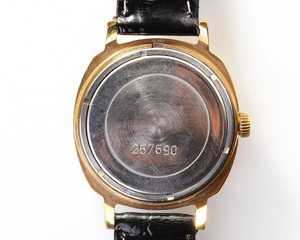 Slava Soviet gold-plated mechanical vintage watch