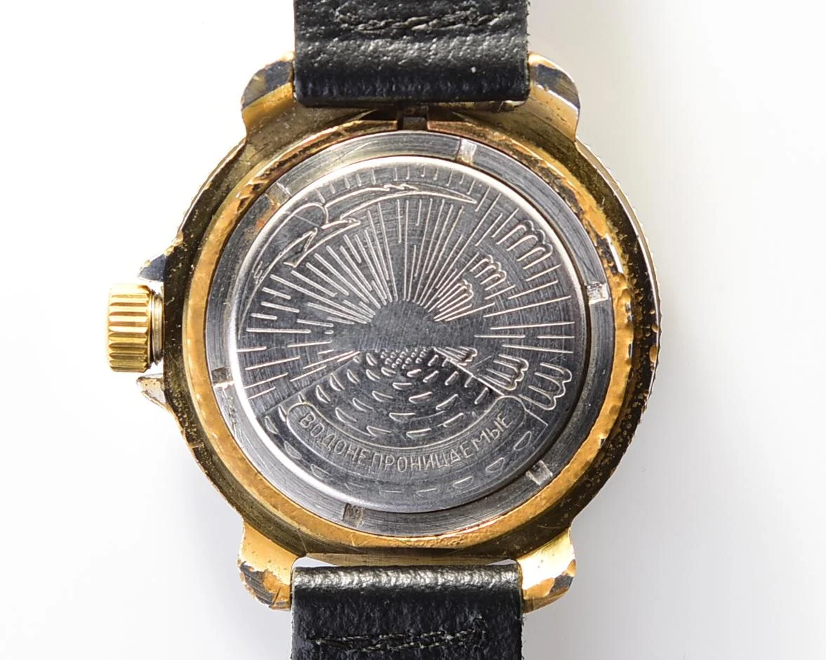 Vostok Komandirskie limited series watch - "Zakaz MO CCCP" with black bezel