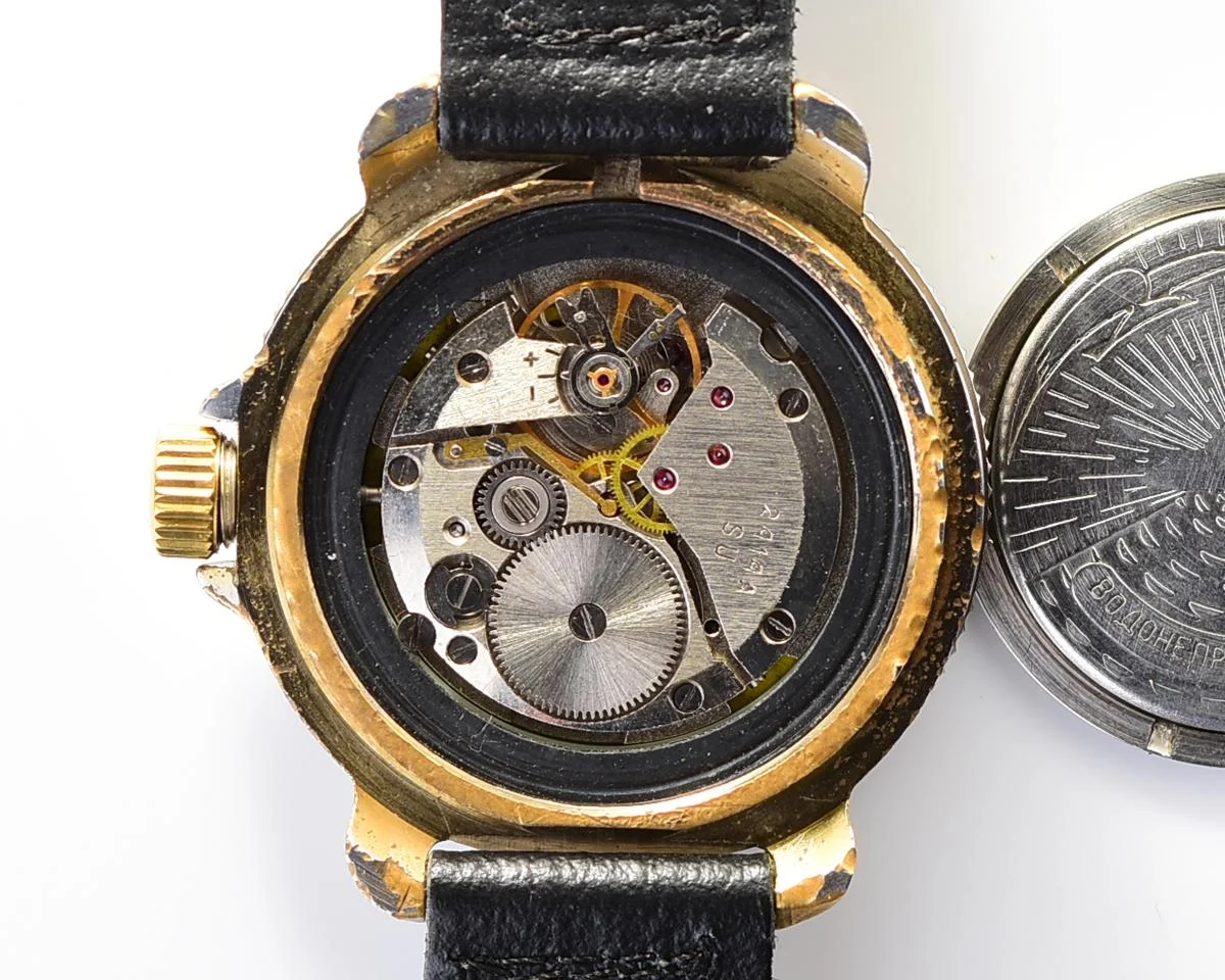 Vostok Komandirskie limited series watch - "Zakaz MO CCCP" with black bezel