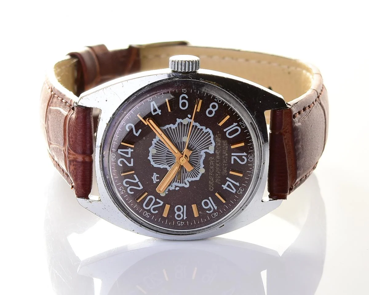 Raketa Soviet Antarctic Expedition, 24 hours watch with box
