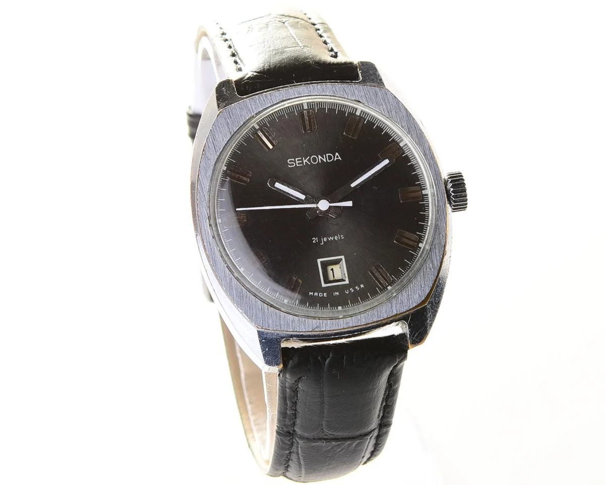 Vintage Soviet Sekonda mechanical wristwatch