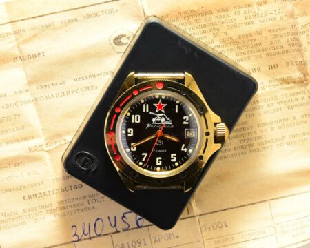 TIME CAPSULE: Vostok Komandirskie TANK mechanical watch – new old stock(NOS)!