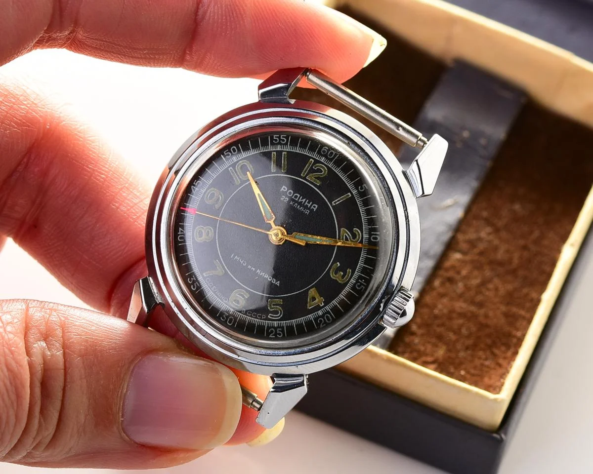 TIME CAPSULE: Rodina mechanical watch with automatic self winding movement – New Old Stock (NOS)!