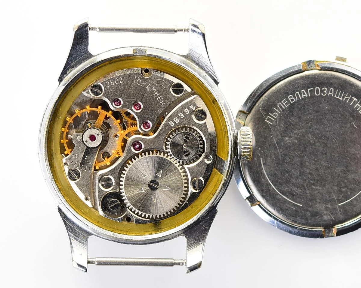 Vintage Soviet mechanical Pobeda wrist watch