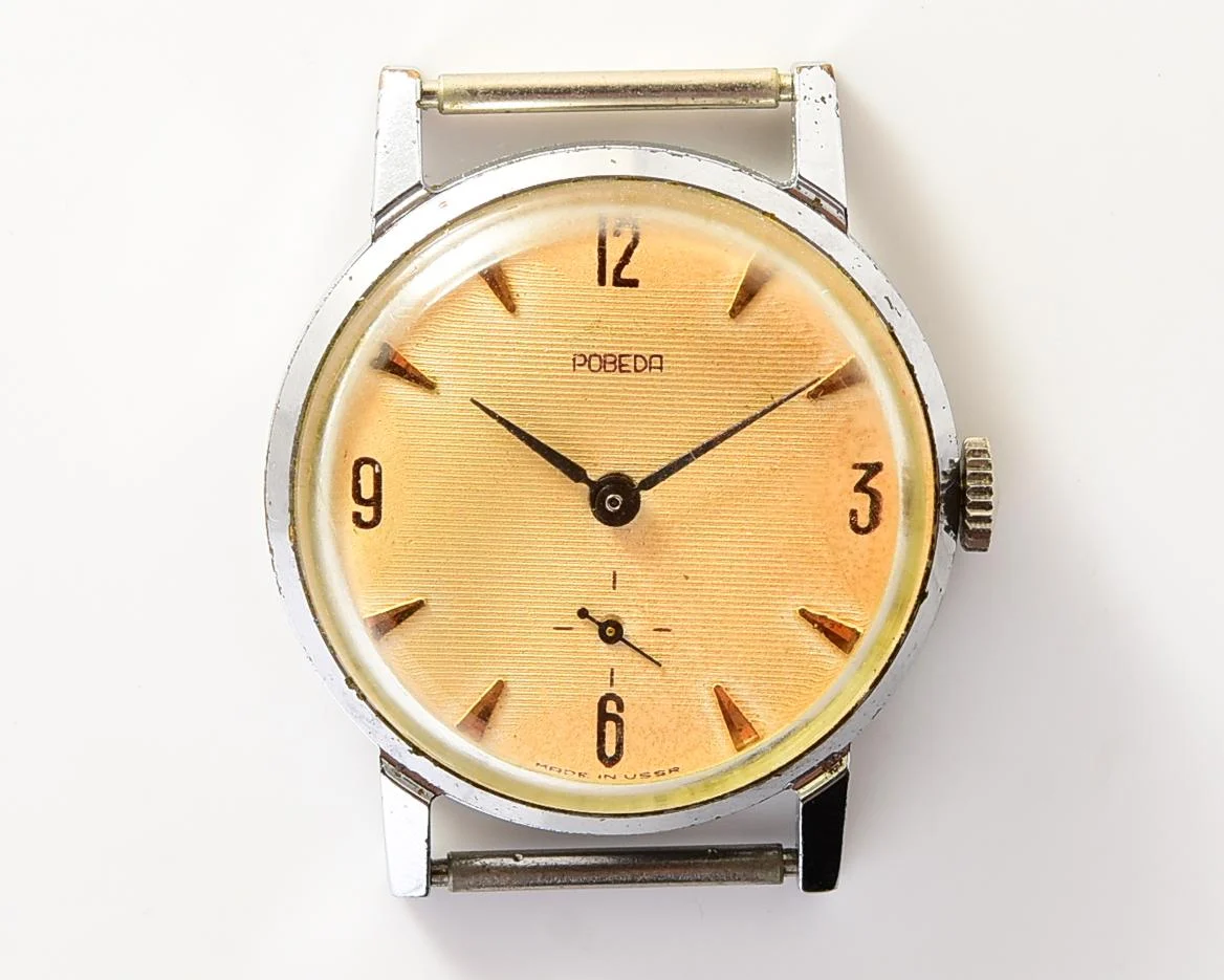 Pobeda Soviet mechanical wristwatch