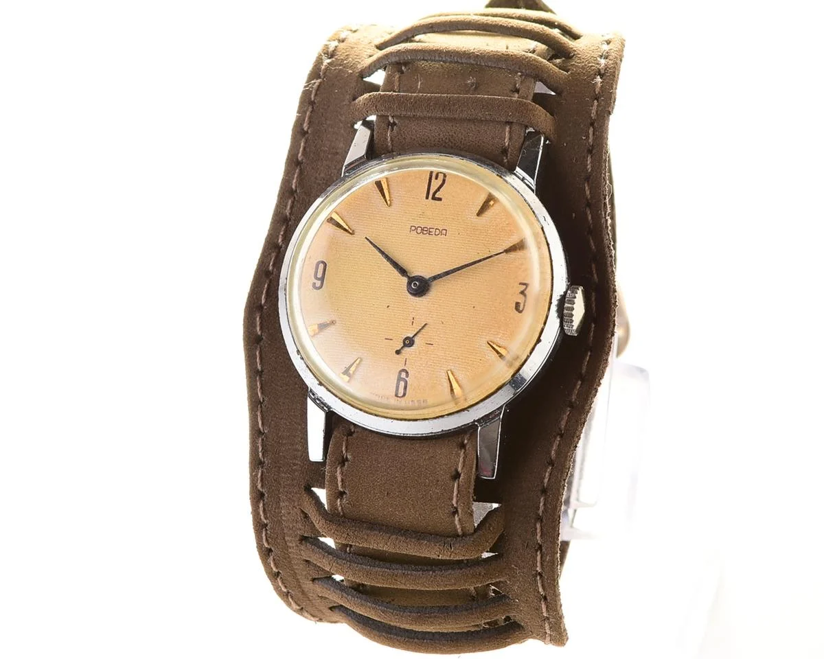 Pobeda Soviet mechanical wristwatch