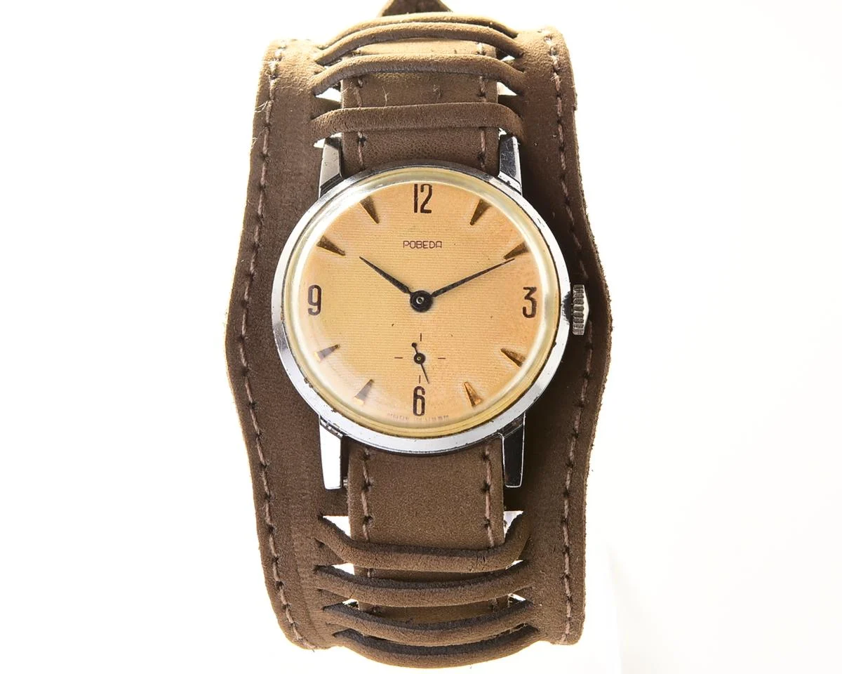 Pobeda Soviet mechanical wristwatch