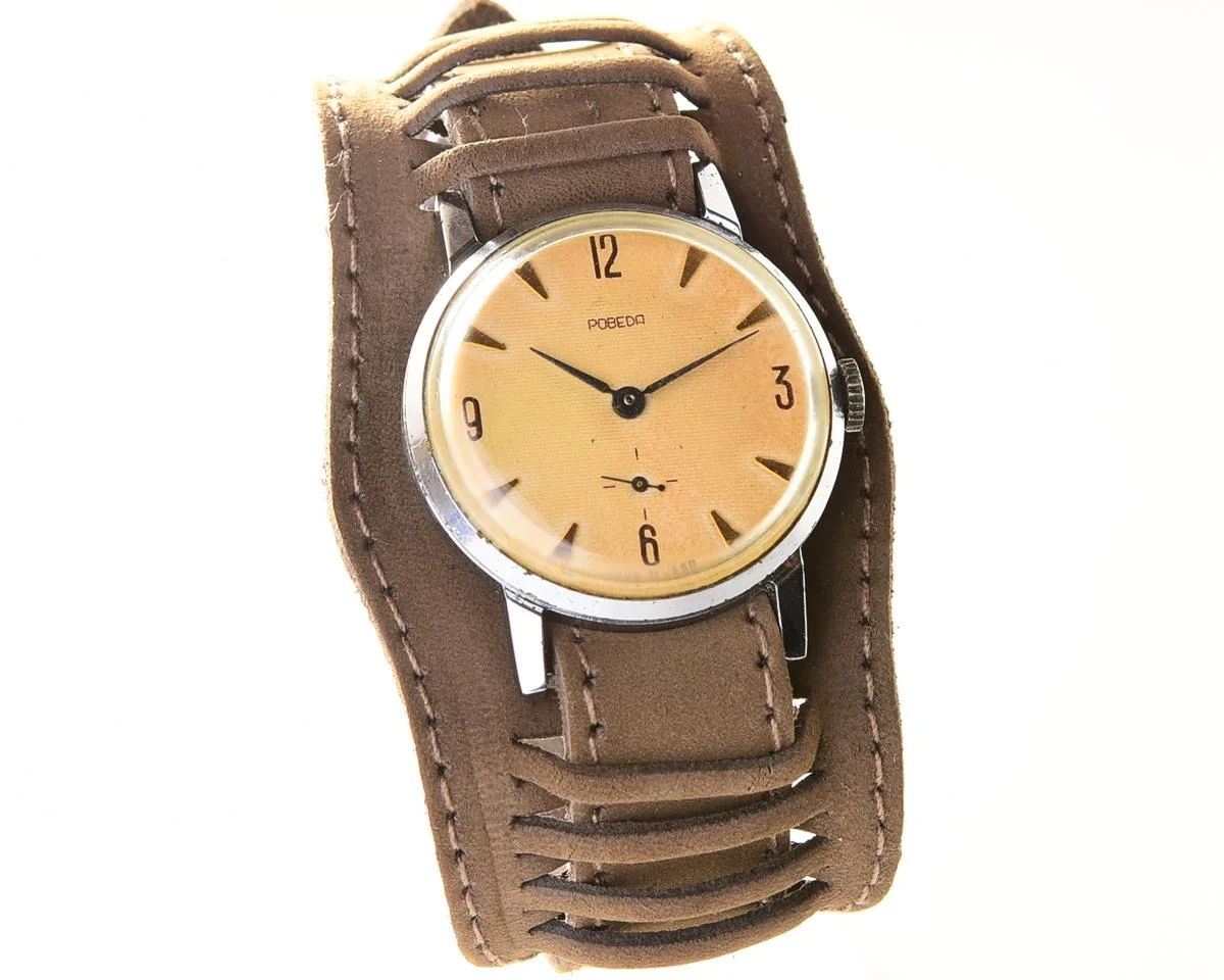 Pobeda Soviet mechanical wristwatch