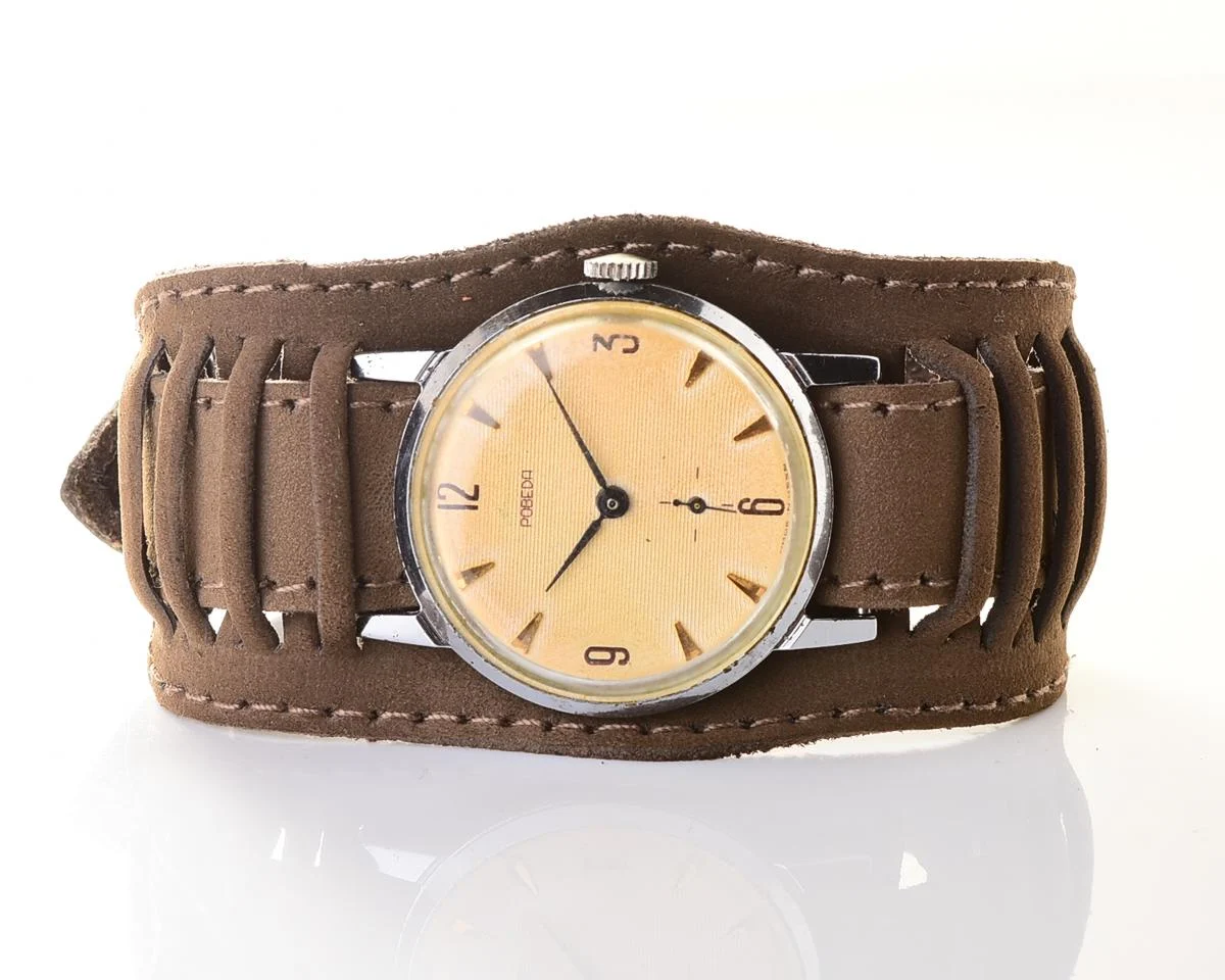 Pobeda Soviet mechanical wristwatch