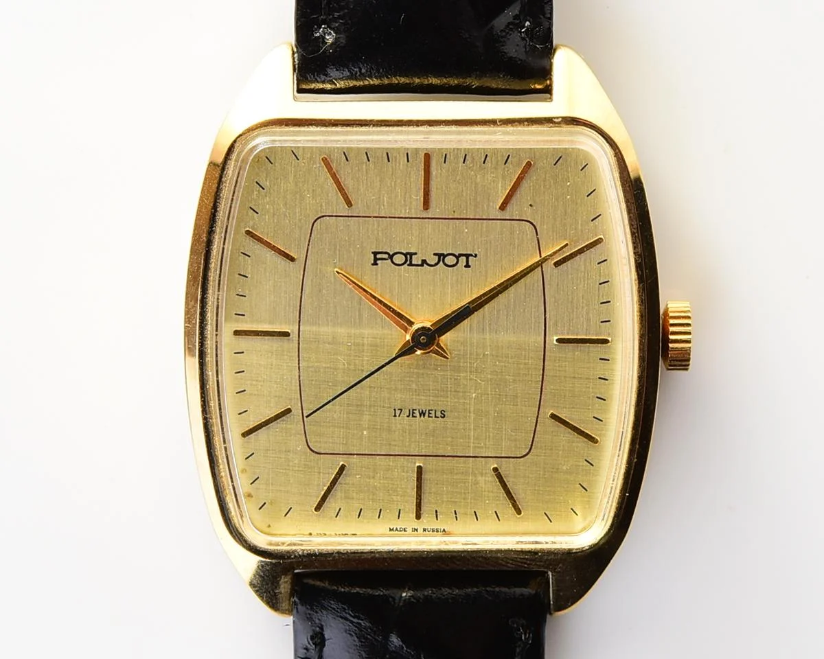 Soviet Poljot mechanical wrist watch