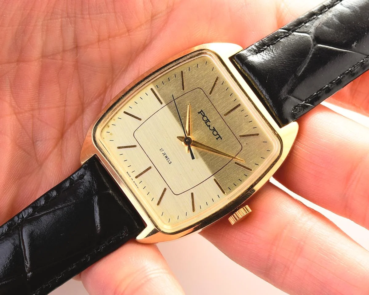 Soviet Poljot mechanical wrist watch