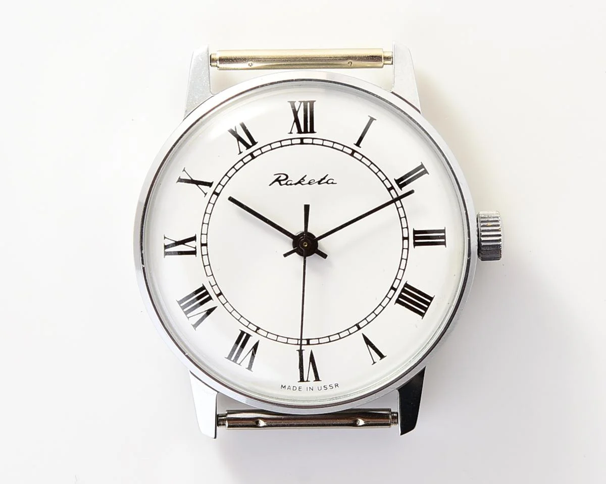 TIME CAPSULE: Vintage Soviet Raketa watch, New Old Stock (NOS)!