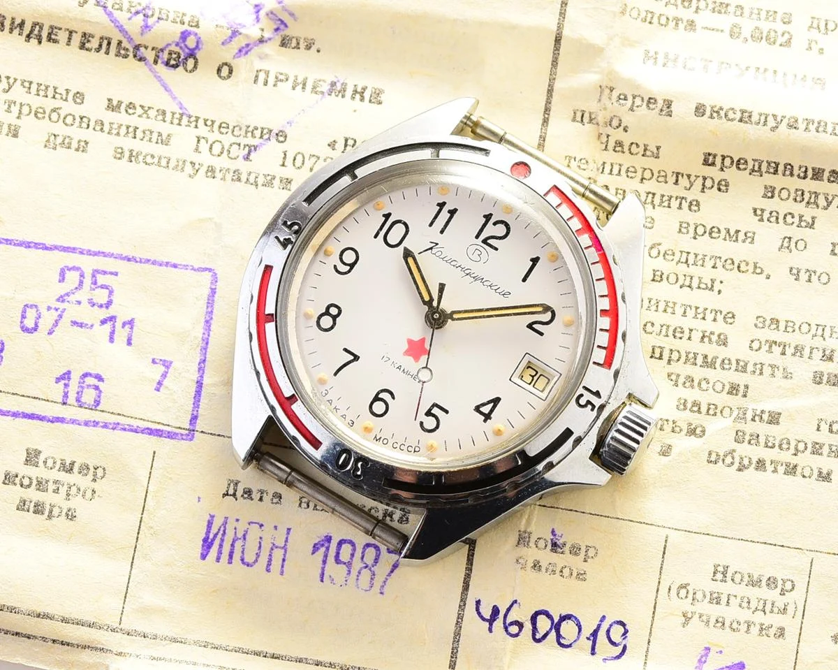 TIME CAPSULE: Vostok Komandirskie mechanical watch limited series – “Zakaz MO CCCP” – New Old Stock (NOS)!