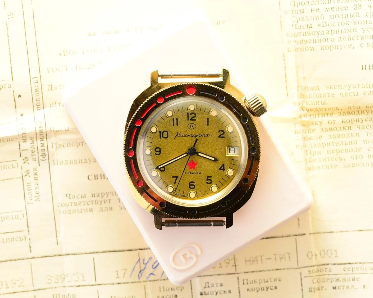 TIME CAPSULE: Vostok Komandirskie mechanical watch – New Old Stock (NOS)!
