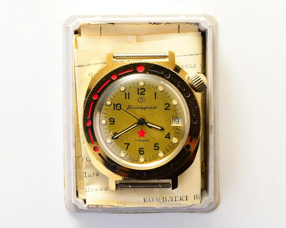 TIME CAPSULE: Vostok Komandirskie mechanical watch – New Old Stock (NOS)!