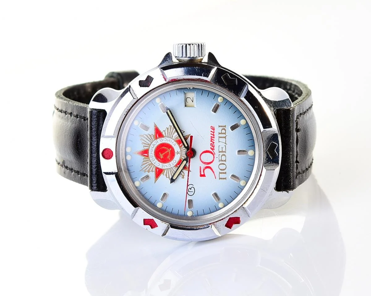 Vostok Commander's watch - Komandirskie is dedicated to the 50th anniversary of victory in World War II