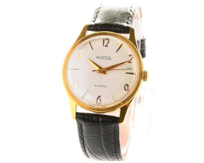 Wostok (Vostok) mechanical gold-plated wrist watch