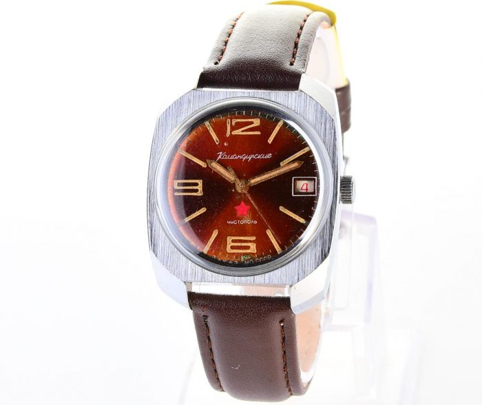 Soviet Komandirskie mechanical wrist watch - Zakaz MO CCCP!