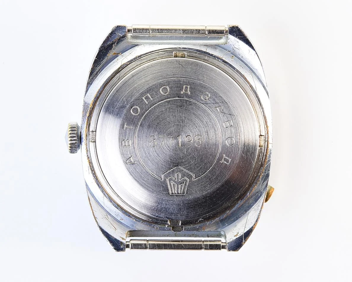 Soviet Poljot mechanical watch with automatic self winding movement