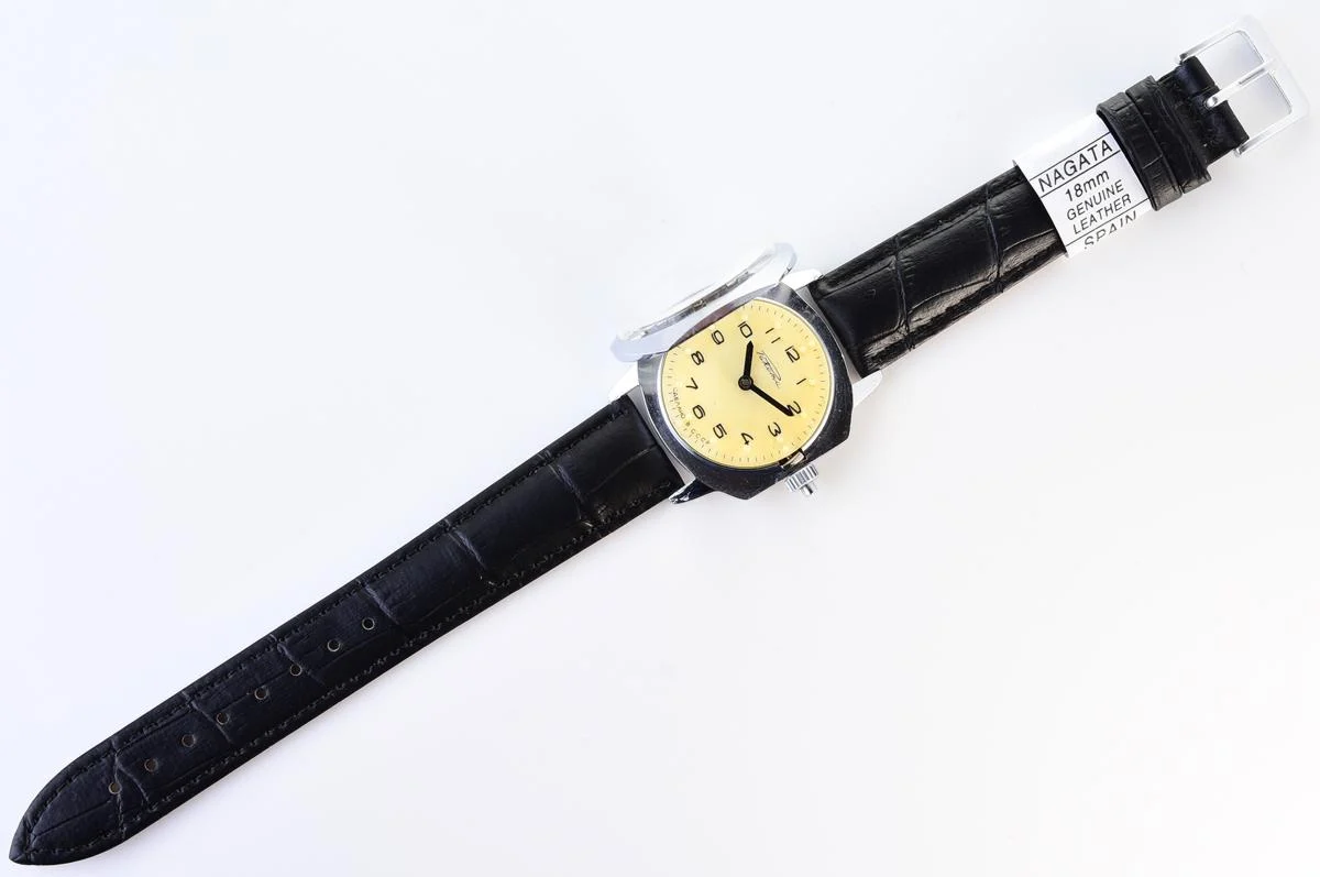 Raketa with Braille dial (for visually impaired)