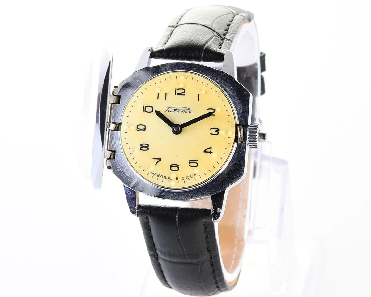 Raketa with Braille dial (for visually impaired)